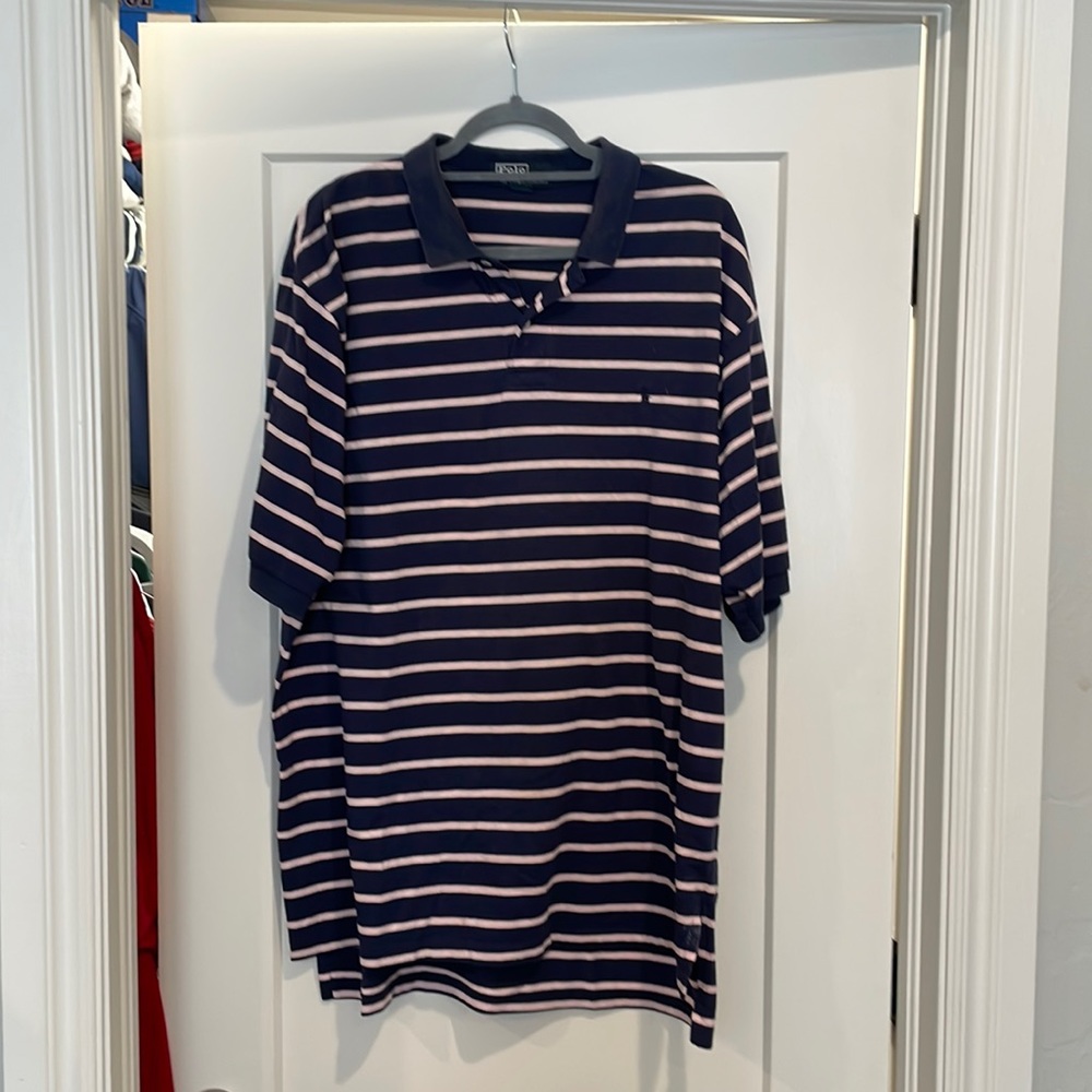Vintage Polo Striped Shirt XXL